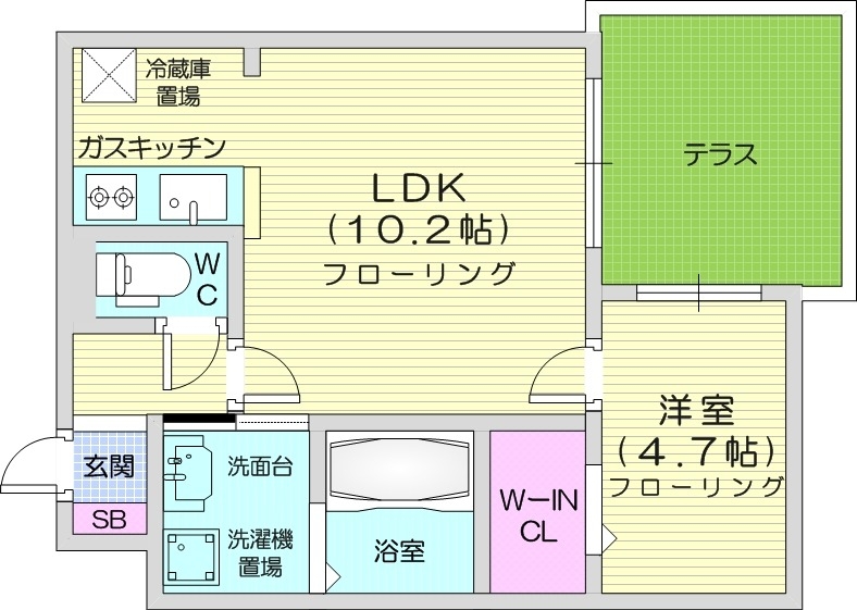 コローレN23の間取り