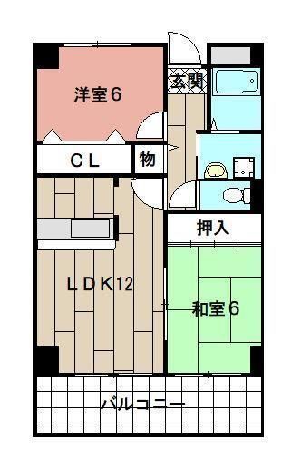 メゾンドプラム嵐山の間取り