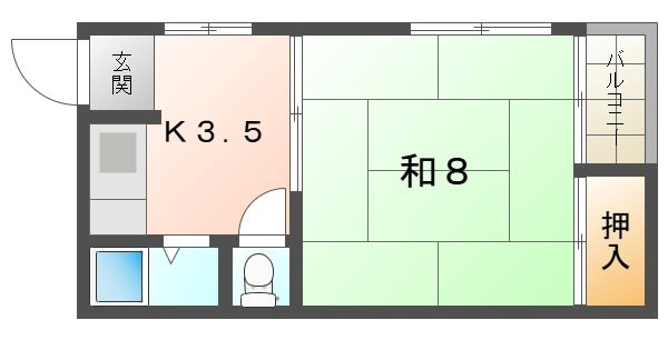 浜町ハイツの間取り
