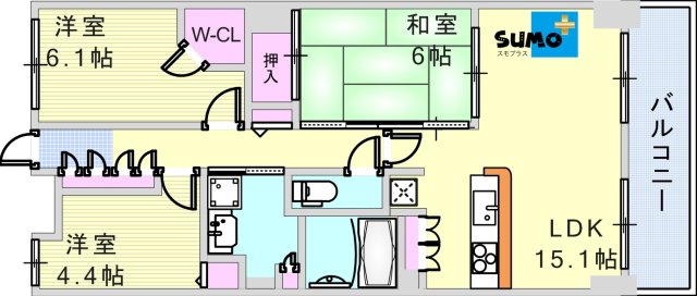 KiLaLa住吉の間取り