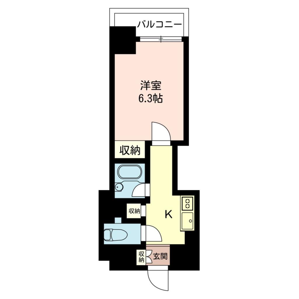 エスティメゾン神田の間取り