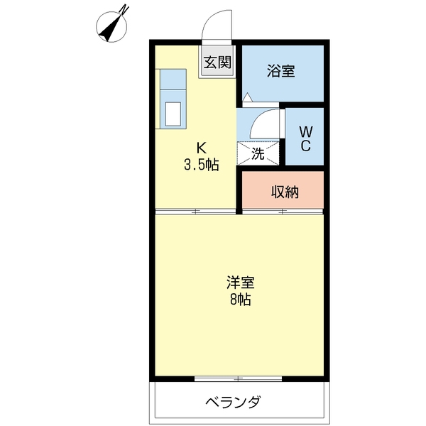 ロイヤルヒルアビコＢ棟の間取り