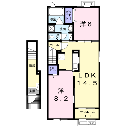 レリクアIの間取り