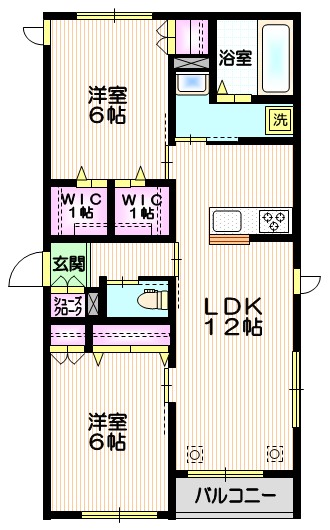 豊島区池袋本町のマンションの間取り