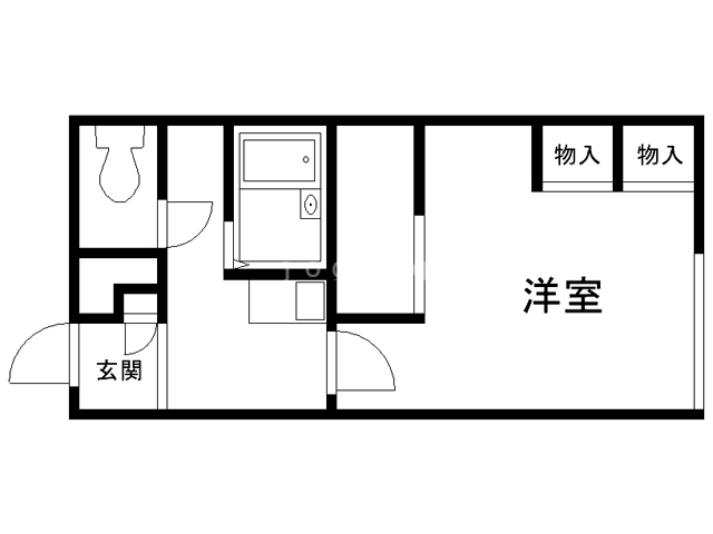 レオパレスフレンドリーの間取り