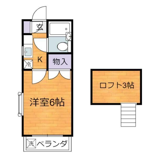 セドルハイム三鷹Ｃの間取り