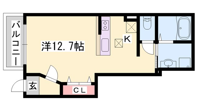 グランヴェールＡの間取り