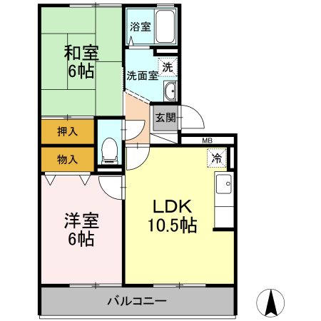 ロック21の間取り