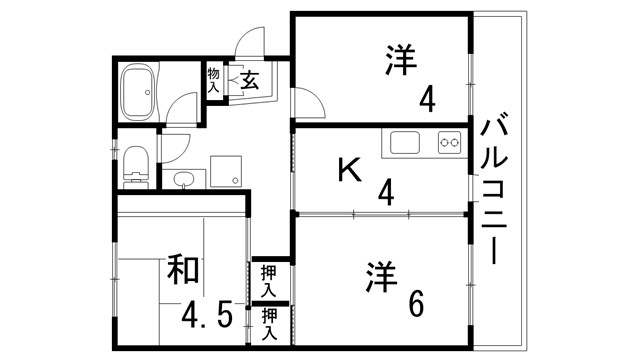 URひよどり台の間取り