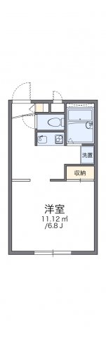 北九州市小倉南区西水町のアパートの間取り