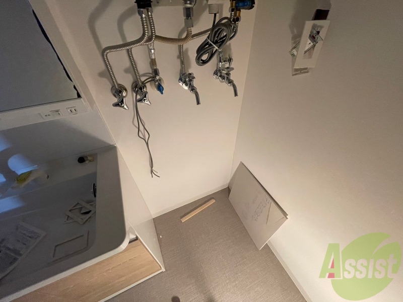 その他　洗濯機はこちらの専用スペースに置けます！