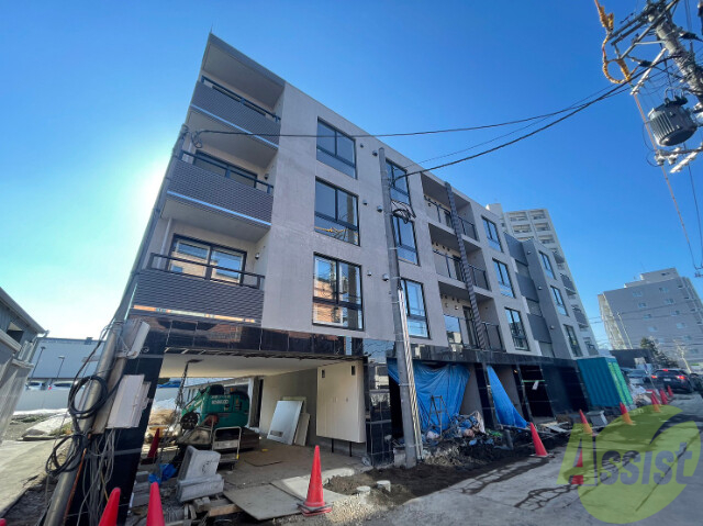 建物外観　札幌市豊平区福住２条「アルファスクエア福住２条」