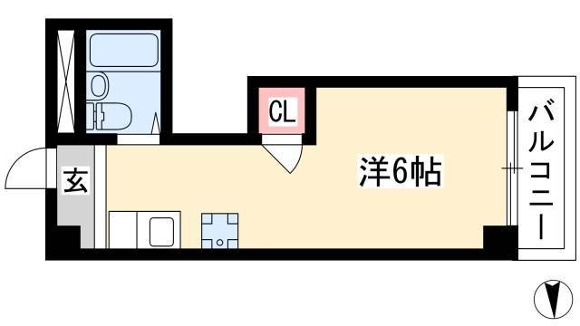 ビラ三秀鶴舞の間取り