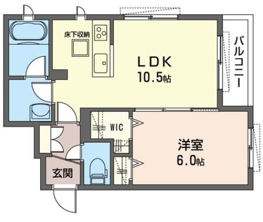 Cachette羽沢の間取り