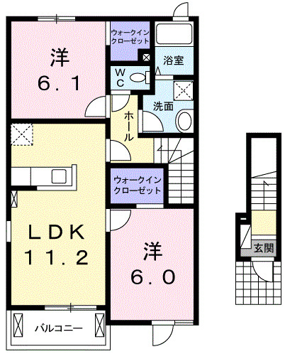 ヒルサイドテラスＡ．Ｋ．Ｄ　IIの間取り