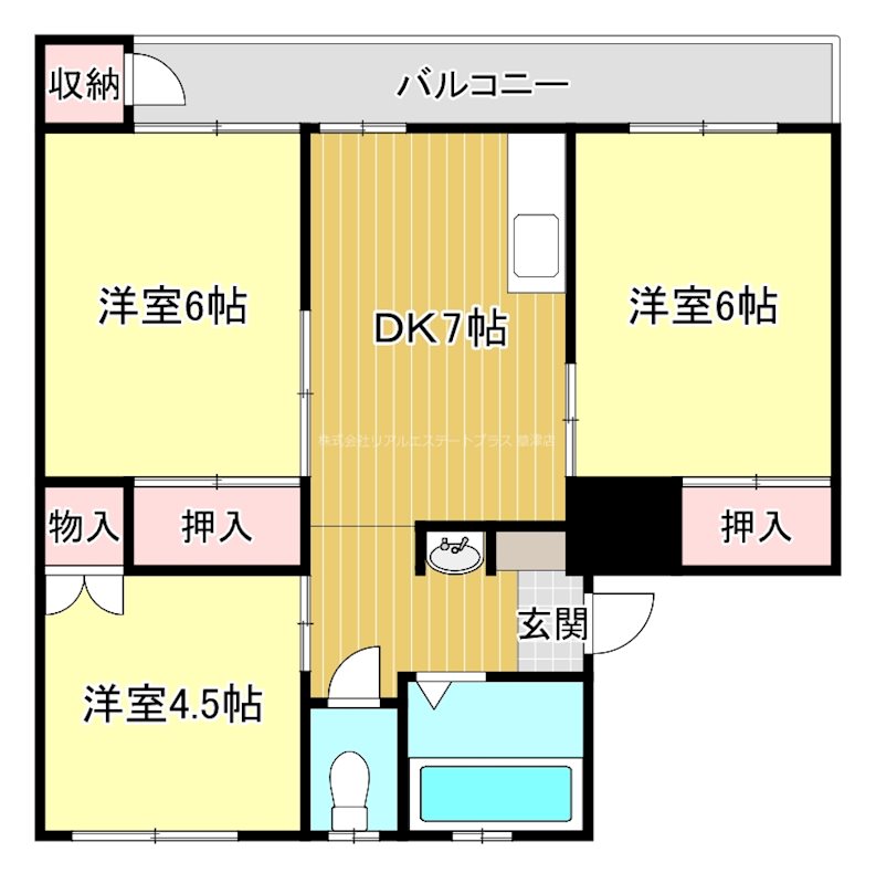 クッキィーAの間取り