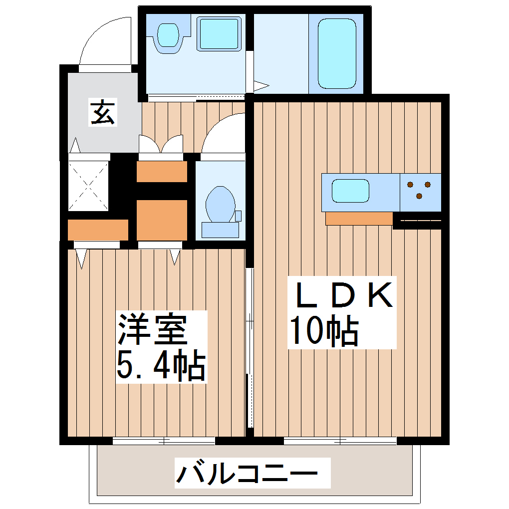 メゾンマスト中倉の間取り