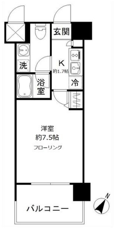 江東区東雲のマンションの間取り