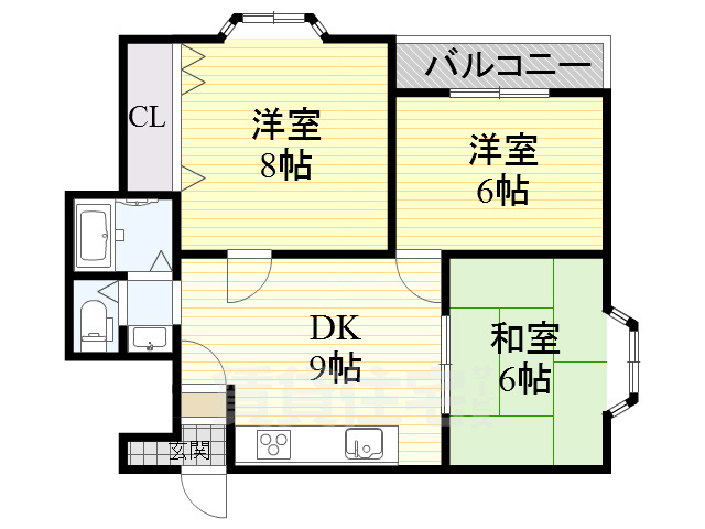 クィーンライフIMAZUの間取り