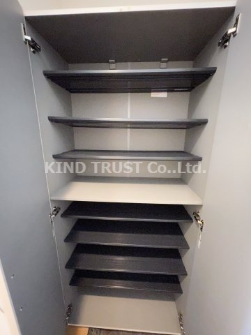 収納　十分な収納スペースがあります