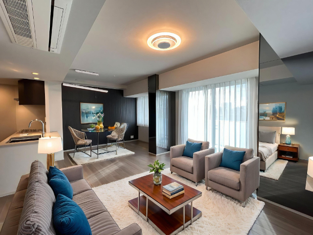 居室・リビング　※写真はＣＧ加工により家具を設置しています。