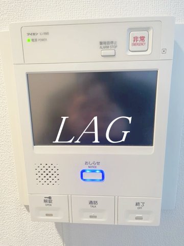セキュリティ　モニター付インターホンです。