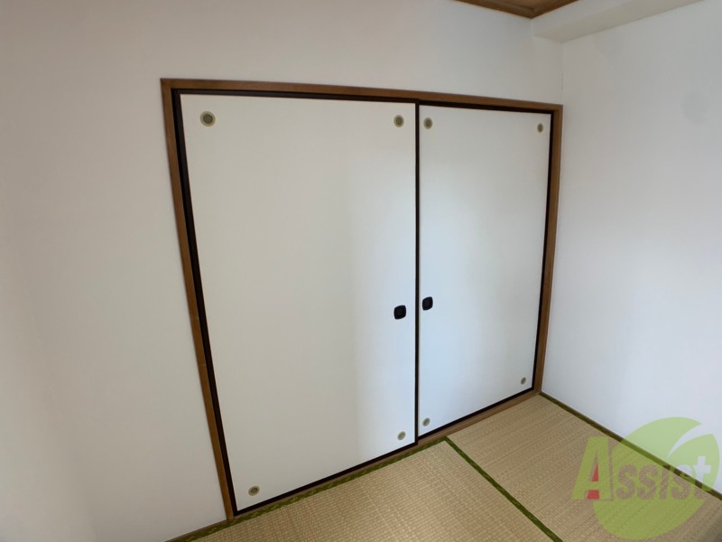 収納　押入です。和室はやっぱり落ち着きがありますね。