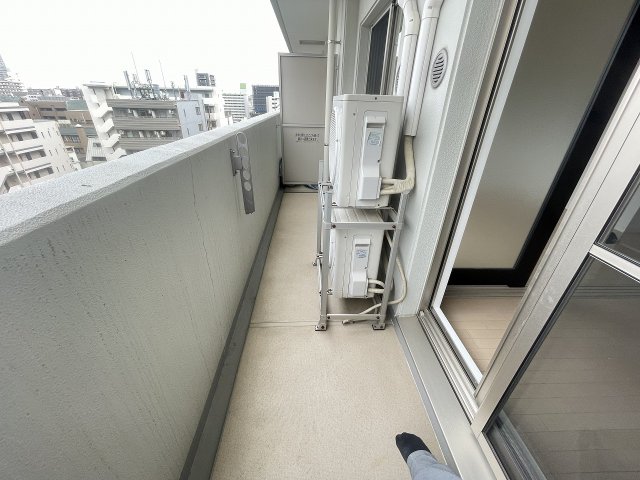 バルコニー　陽当たり良好なバルコニーです