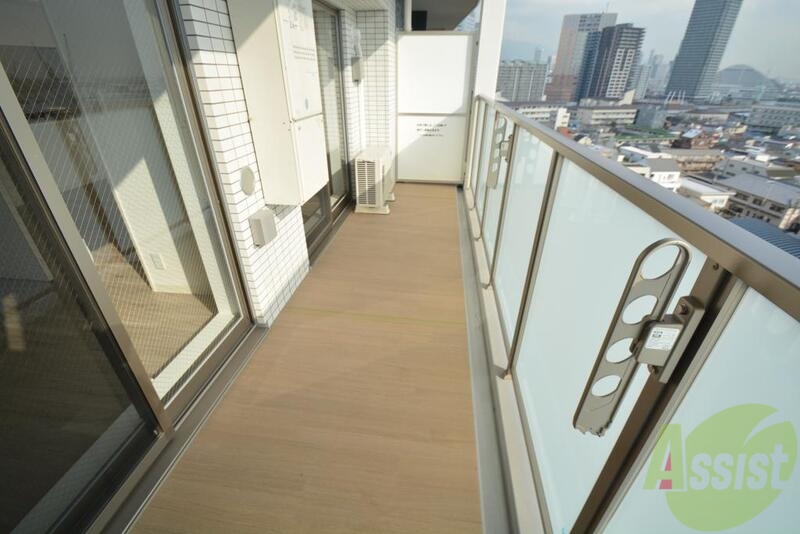 バルコニー　通風良好です