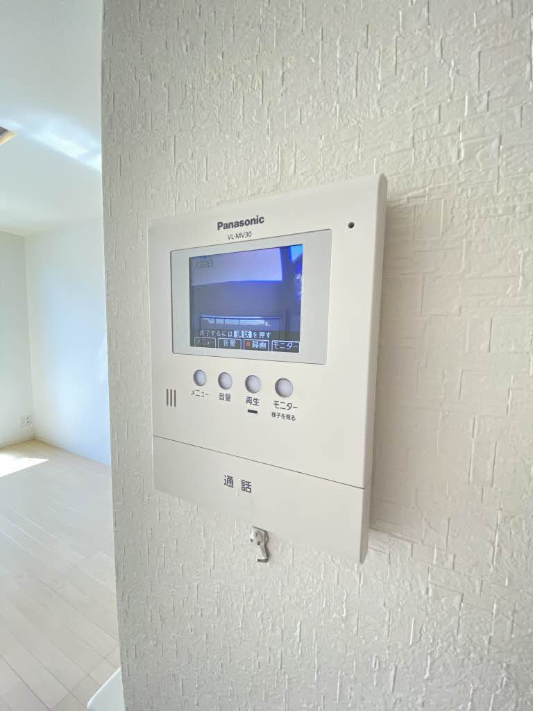 セキュリティ　モニタ付きドアホン