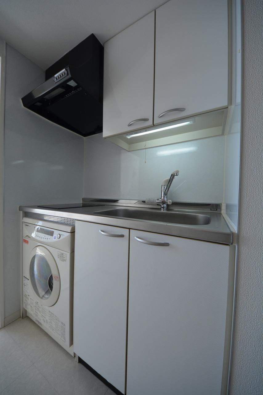 キッチン　メゾン・ド・ヴィレ大阪城公園前　ＩＨ2口コンロシステムキッチ