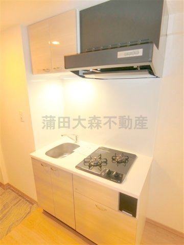 キッチン　2口ガスシステムキッチン