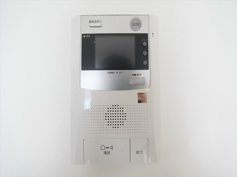 セキュリティ　ＴＶモニター付インターホン　別部屋イメージ写真