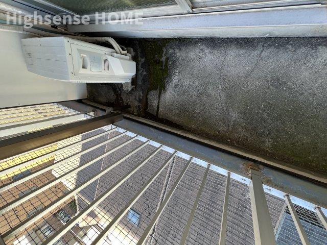 バルコニー　外からの目が気にならないバルコニーで洗濯物が干せます