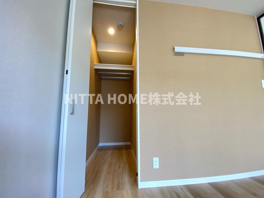 収納　ウォークインクローゼット完備で各部屋に収納あります！