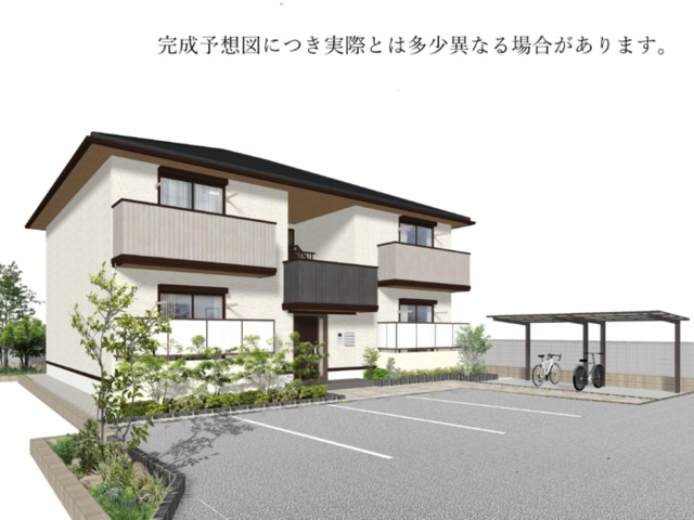 建物外観　新築　ブシュクリーＢ