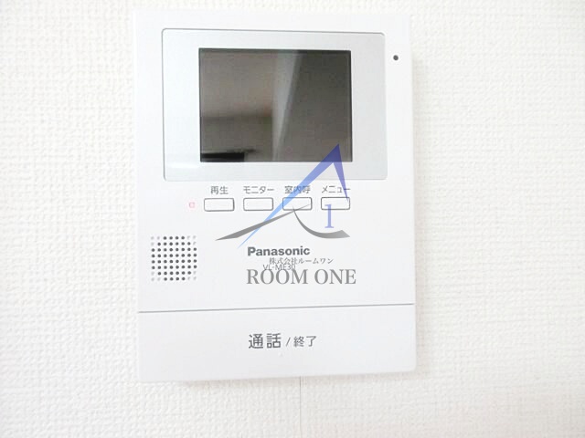 セキュリティ　モニター付インターホンです。
