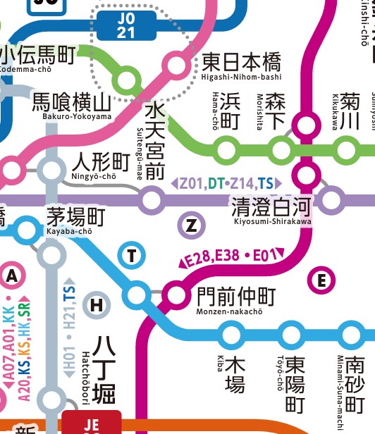 眺望　☆路線図☆