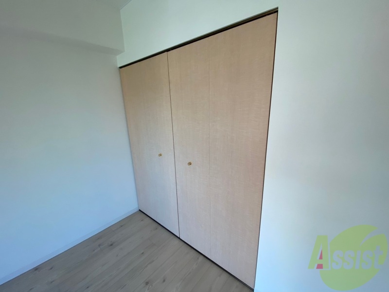収納　寝室のクローゼットです。部屋がすっきり片付きます。