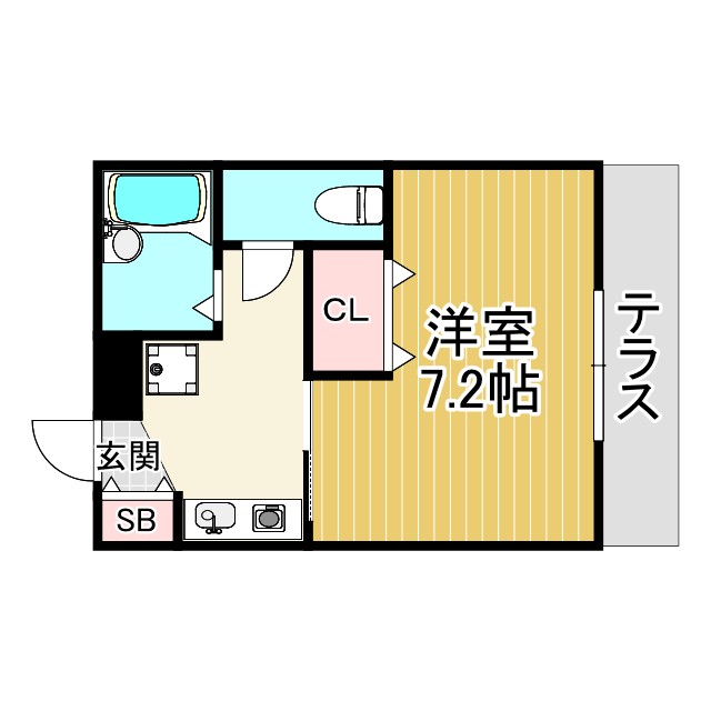 ドム北口の間取り写真
