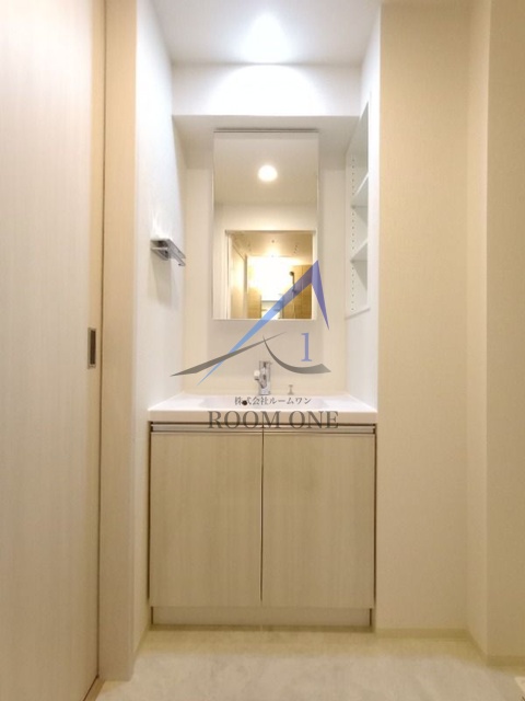 洗面設備　洗面台です。