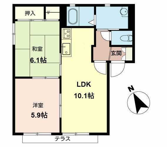 アミ緑町の間取り写真