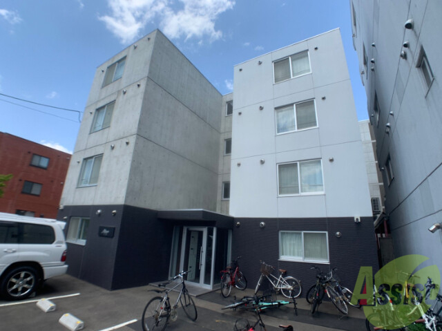 建物外観　札幌市北区北二十条西「アルーア北大前」