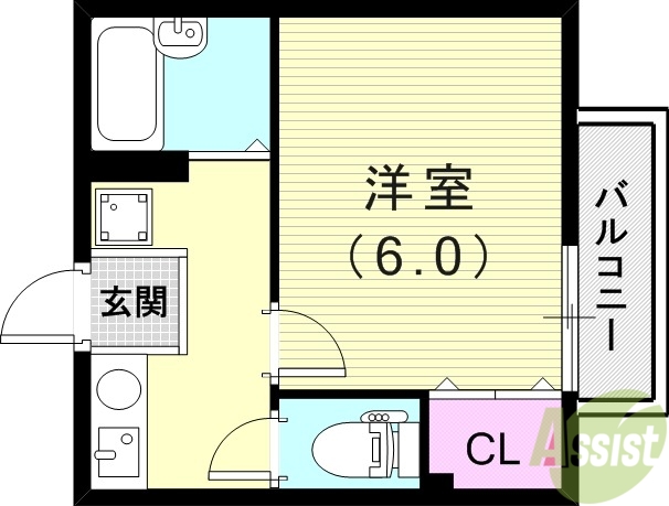 ハイツライラックの間取り写真