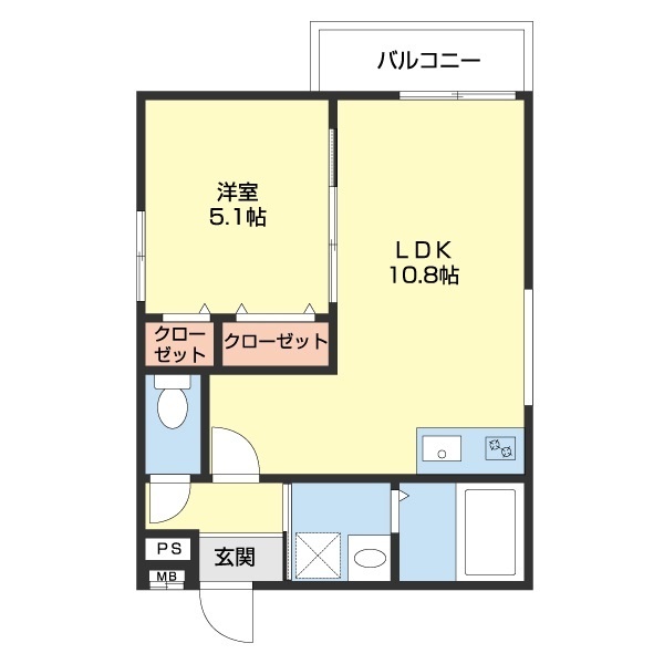 フジパレス和歌山駅東II番館の間取り写真