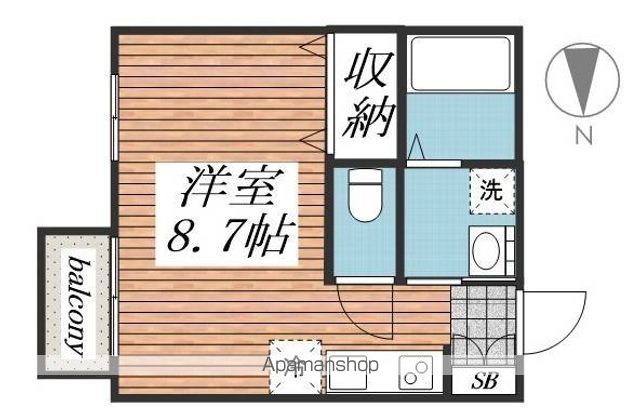 Aレガート千葉椿森 B棟の間取り写真