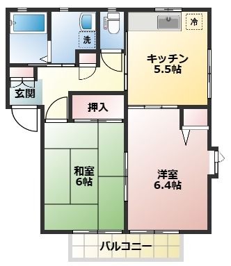 ヒルサイドテラスIの間取り写真