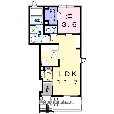 名鉄犬山線 岩倉駅 徒歩10分 2階建 築12年の間取り写真