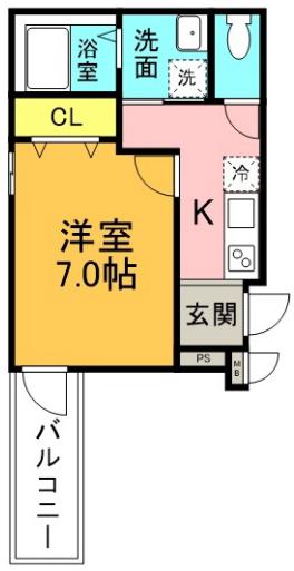 阪神本線 鳴尾・武庫川女子大前駅 徒歩8分 3階建 築3年の間取り写真