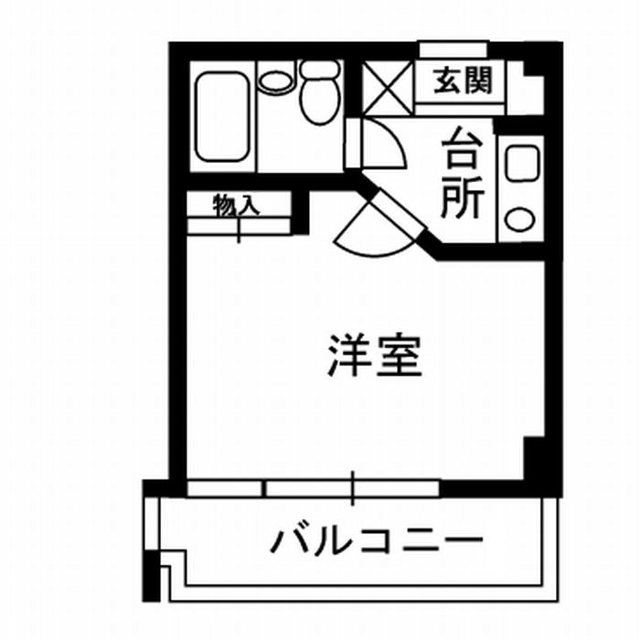 京王線 国領駅 徒歩2分 6階建 築39年の間取り写真